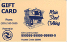 gift card componet